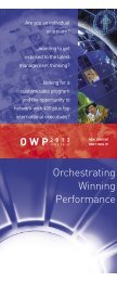 OWP program - IMD