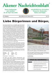 Ausgabe 571 vom 22.02.2013 - Stadt Aken (Elbe)