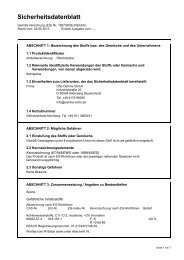 Sicherheitsdatenblatt - bei Lorito© Otto Oehme GmbH