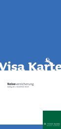 Broschüre Visa Reiseversicherung [PDF] - Jyske Bank