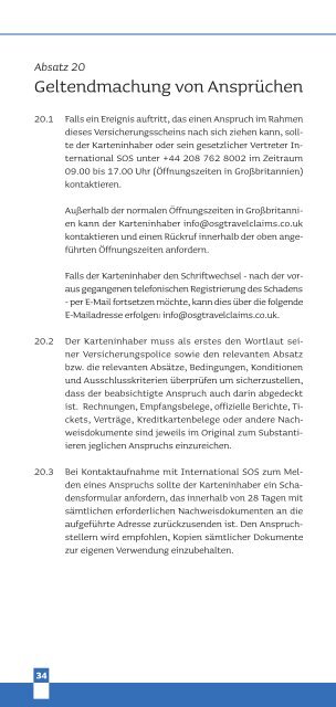 Broschüre Visa Reiseversicherung [PDF] - Jyske Bank