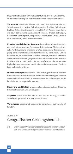 Broschüre Visa Reiseversicherung [PDF] - Jyske Bank