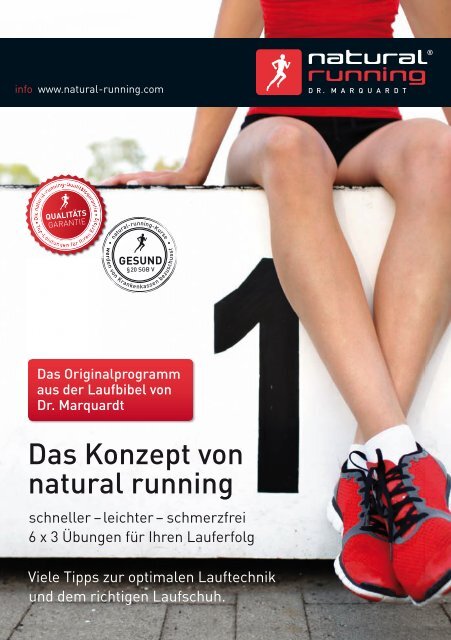 Das Konzept von natural running