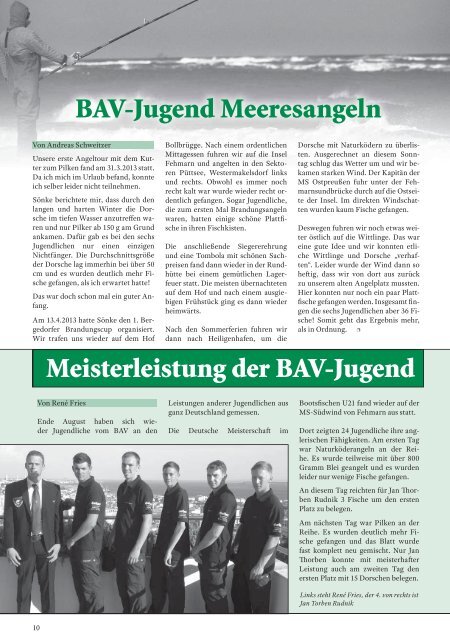 Ausgabe 2/2013 - Bergedorfer Anglerverein