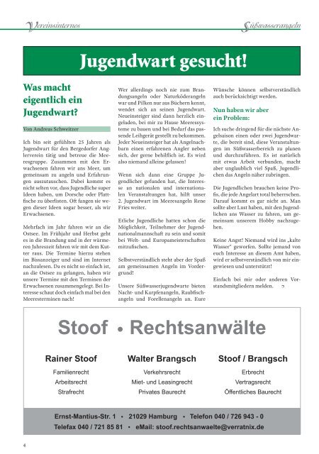 Ausgabe 2/2013 - Bergedorfer Anglerverein