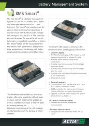 Product sheet download - I+ME ACTIA GmbH