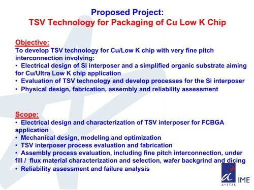 TSV technology for large die Cu/low K chip packaging
