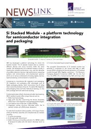 Si Stacked Module - Institute of Microelectronics - A*Star