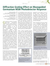Diffraction Grating Effect on Waveguided Germanium MSM ...