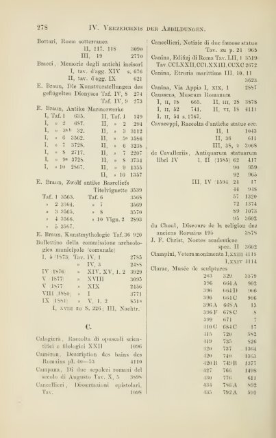 Antike Bildwerke in Rom : mit Ausschluss der ... - Warburg Institute