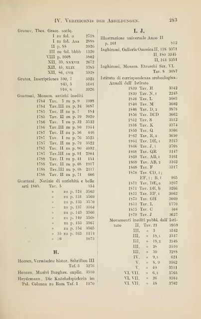 Antike Bildwerke in Rom : mit Ausschluss der ... - Warburg Institute