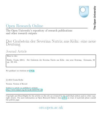 Download (1056Kb) - Open Research Online - The Open University