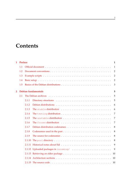 Chapter 9 Tuning a Debian system