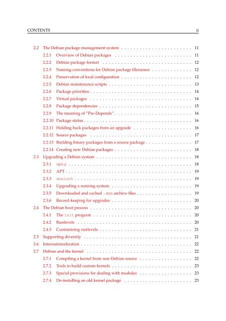 Chapter 9 Tuning a Debian system