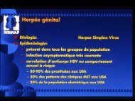 EpidÃ©miologie de l 'infection Ã  HSV2 - IMEA