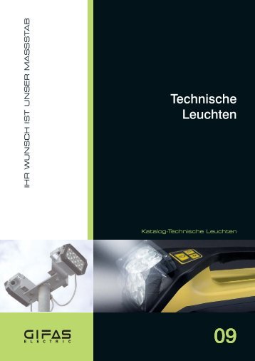 Hauptkatalog Technische Leuchten - GIFAS ELECTRIC GmbH