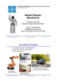 Mobile Roboter WS 2013/14