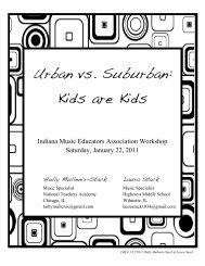 Kids are Kids - Indiana Music Education Association