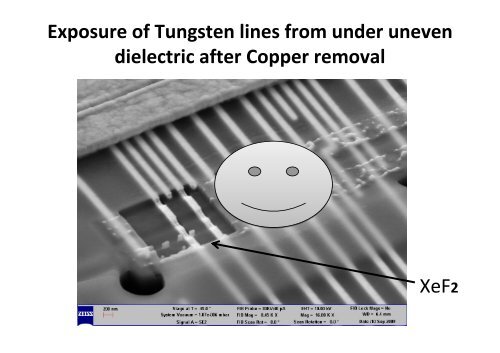 Novel Dielectric Etch Solution for FIB Circuit Edit: Application ... - Imec