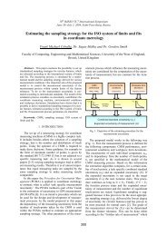 estimating the sampling strategy for the iso system of limits ... - imeko
