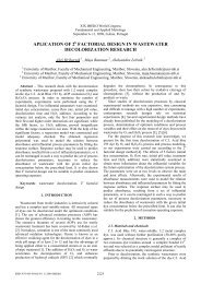 aplication of 2 factorial design in wastewater decolorization research