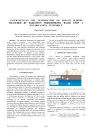 uncertainty in the temperature of silicon wafers measured