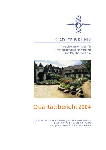 Strukturierter Qualitätsbericht - Caduceus Klinik
