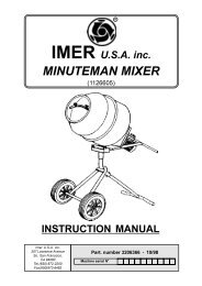 MINUTEMAN MIXER - IMER USA.