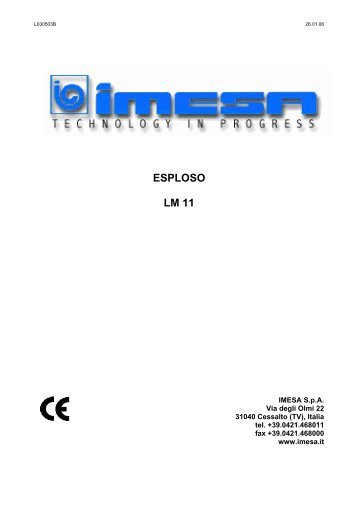 L030503B - IMESA SpA