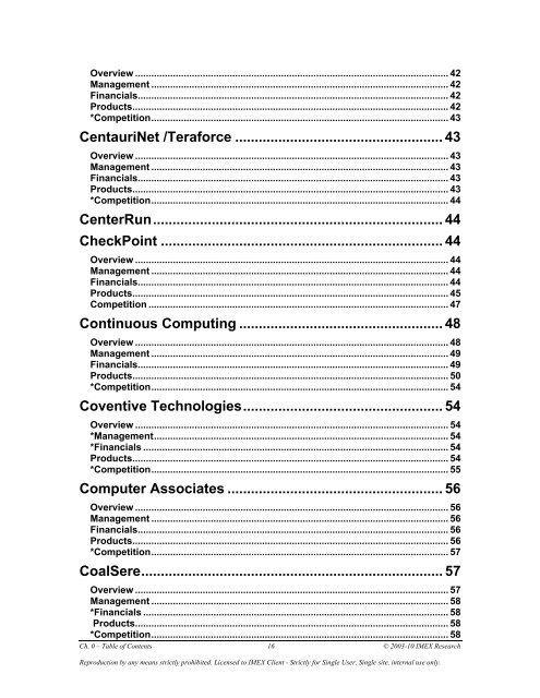 Blade Servers - IMEX Research