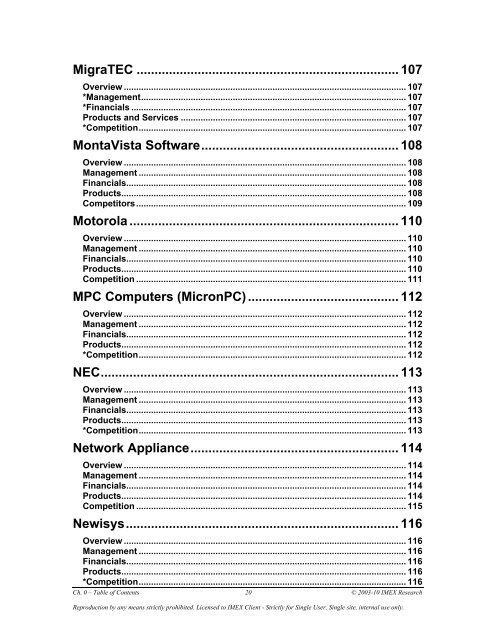 Blade Servers - IMEX Research