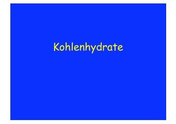 Kohlenhydrate