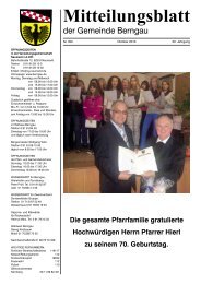 Oktober - Gemeinde Berngau