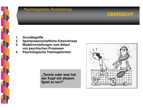 Psychologisches Tennistraining - WTV