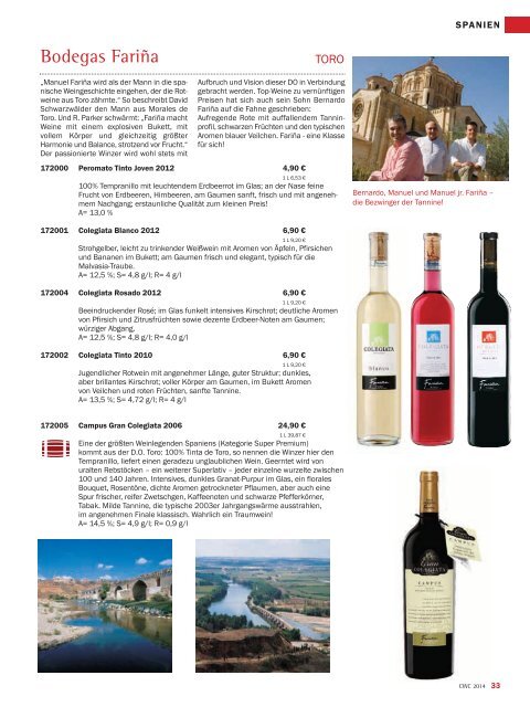 Katalog Chile Wein Contor 2014 - Teil 1