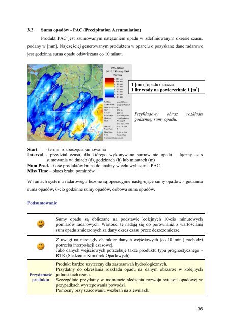 Charakterystyka produktÃ³w radarowych - Instytut Meteorologii i ...