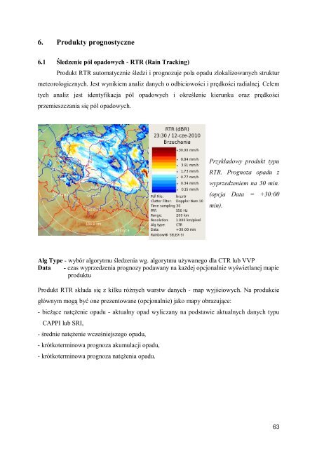 Charakterystyka produktÃ³w radarowych - Instytut Meteorologii i ...