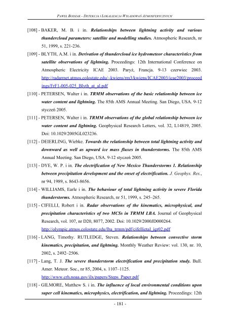 detekcja i lokalizacja wyÅadowaÅ atmosferycznych - Instytut ...