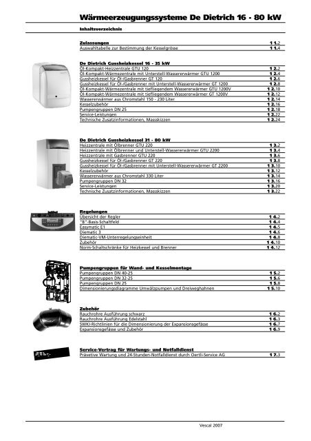 De Dietrich Gussheizkessel 31-80 kW