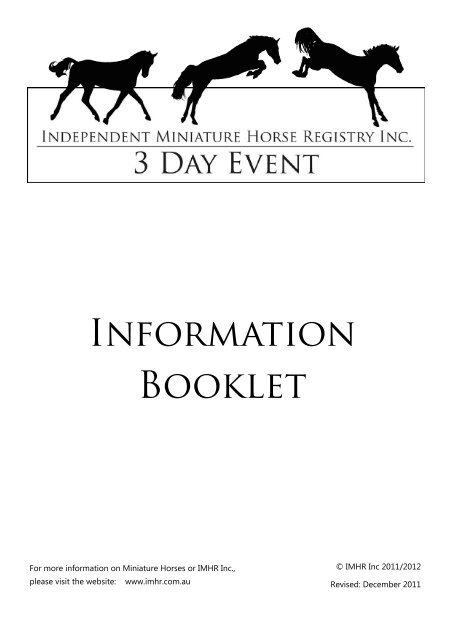 3DE-Information-Book.. - Independent Miniature Horse Registry Inc.