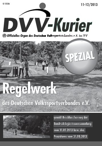 Regelwerk - Deutscher Volkssportverband eV