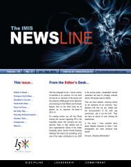 This issue... From the Editor's Desk... - Institute of Management and ...