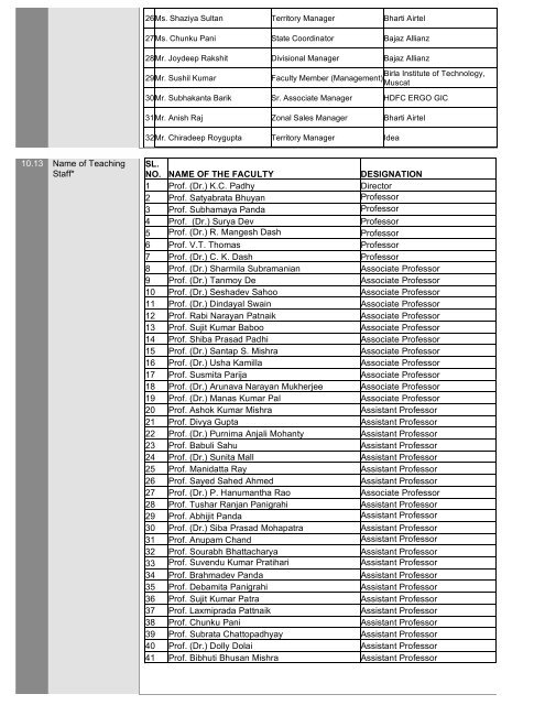 Mandatory Disclosure - Institute of Management and Information ...