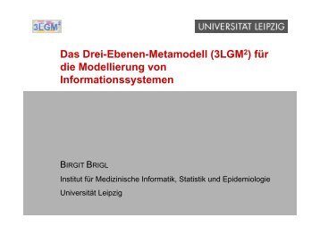 Das Drei-Ebenen-Metamodell (3LGM2) fÃ¼r die Modellierung von ...