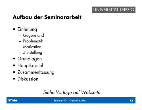 Folien der EinfÃ¼hrungsveranstaltung am 9.11.09 (208 kB, 30 Seiten)