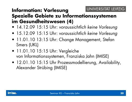 Folien der EinfÃ¼hrungsveranstaltung am 9.11.09 (208 kB, 30 Seiten)