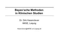 Bayes'sche Methoden in Klinischen Studien - UniversitÃ¤t Leipzig