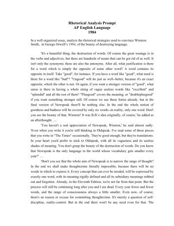 Sample Literary Analysis Essay