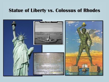 Statue of Liberty vs. Colossus of Rhodes