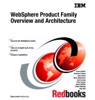 WebSphere Product Family: Overview and Architecture